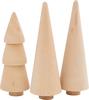 Holz-Tannen, 3er-Set