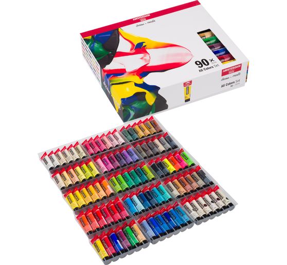 Talens AMSTERDAM acrylic paint set "General Selection 90"