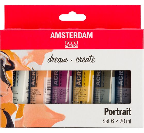 Talens AMSTERDAM Acrylfarben-Set "Portrait"