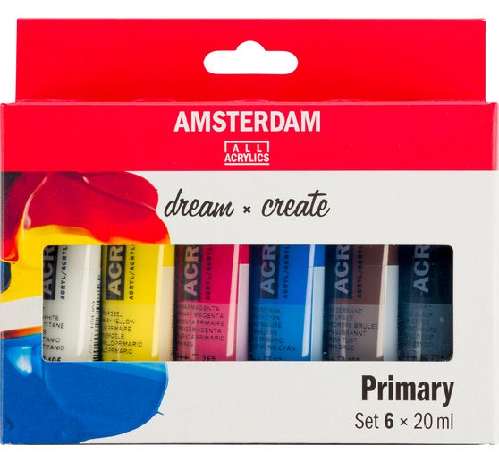 Talens AMSTERDAM Acrylfarben-Set "Primär"