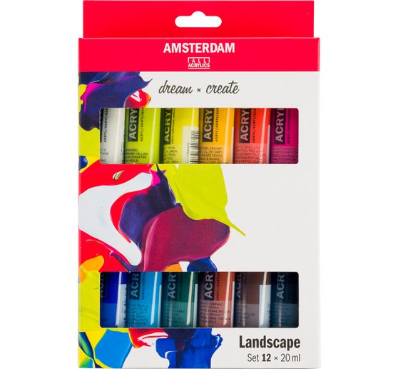 Talens AMSTERDAM acrylic paint set "Landscape"