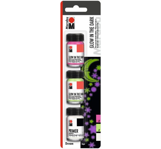 Marabu GLOW IN THE DARK-Set "DREAM"