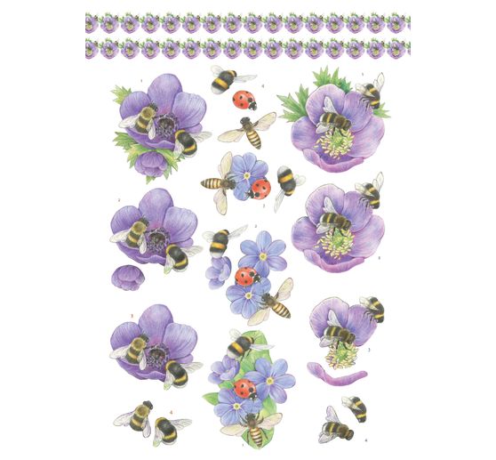 3D-Stanzbogenbuch "Spring Animals"
