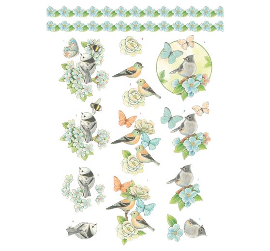 3D-Stanzbogenbuch "Spring Animals"