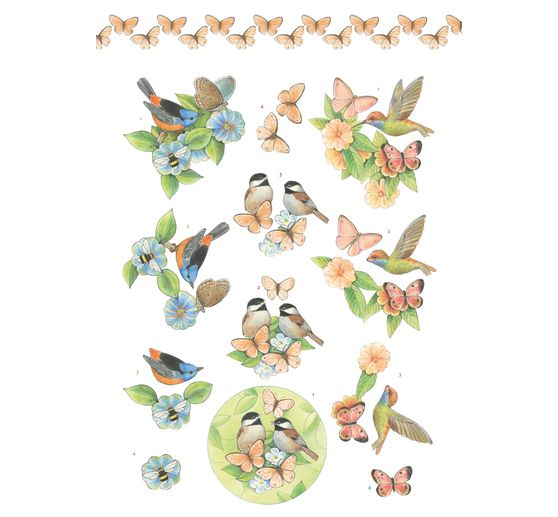 3D-Stanzbogenbuch "Spring Animals"