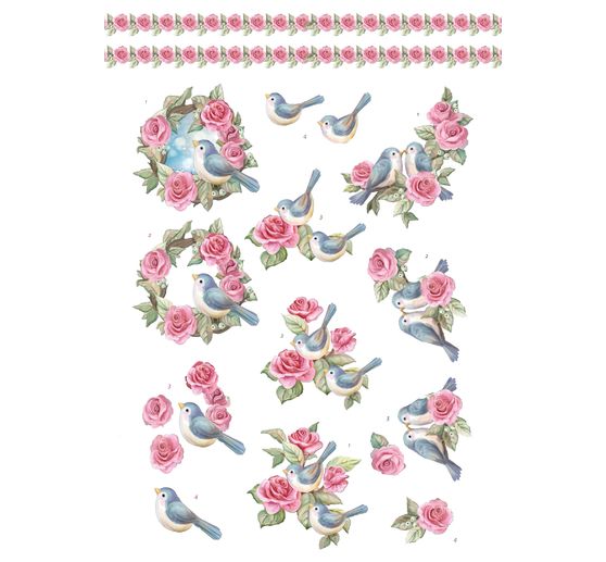3D-Stanzbogenbuch "Spring Animals"