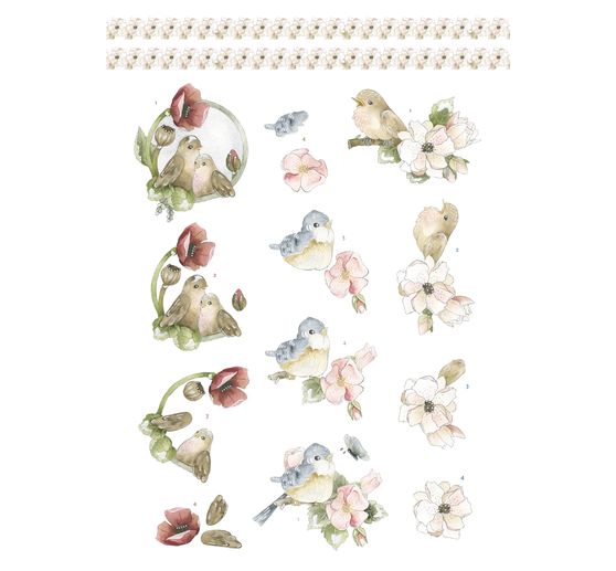 3D-Stanzbogenbuch "Spring Animals"