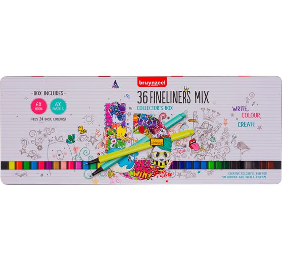Bruynzeel Fineliner-Set 36 Farben