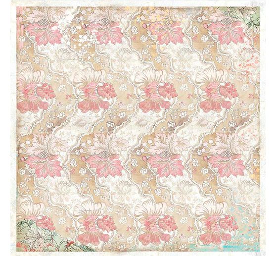 Scrapbook-Block "Katze und Orchidee"