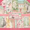 Scrapbook-Block "Katze und Orchidee"