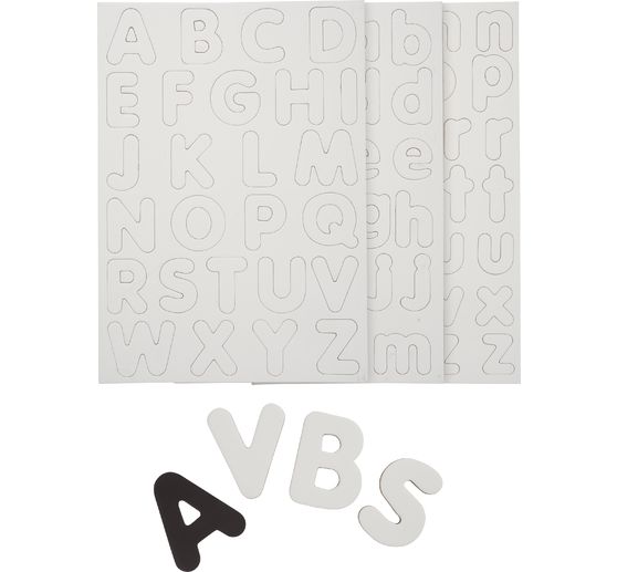 Mug A-Z Design Letters - blanc