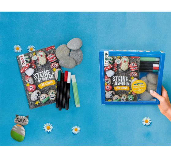 Kreativ-Set "Steine bemalen für Kinder"