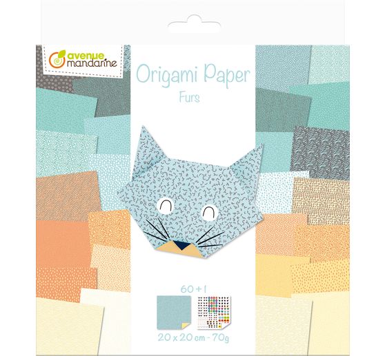 Faltpapier-Sortiment "Tiere"