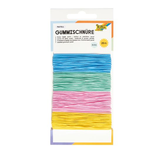 Gummischnüre "Pastell"