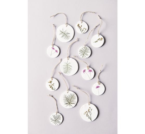Rico Design Mix Set gepresste Blüten "Rosa Violett"