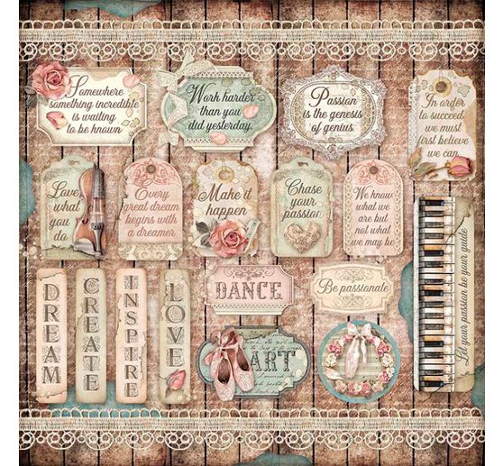 Scrapbook-Block "Passion"