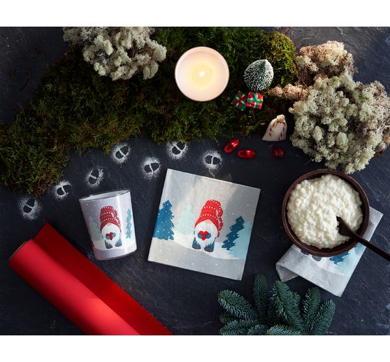Serviette "Wichtel im Wald"