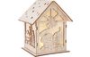 VBS Wooden building kit "Light house - Snowmen", incl. lighting