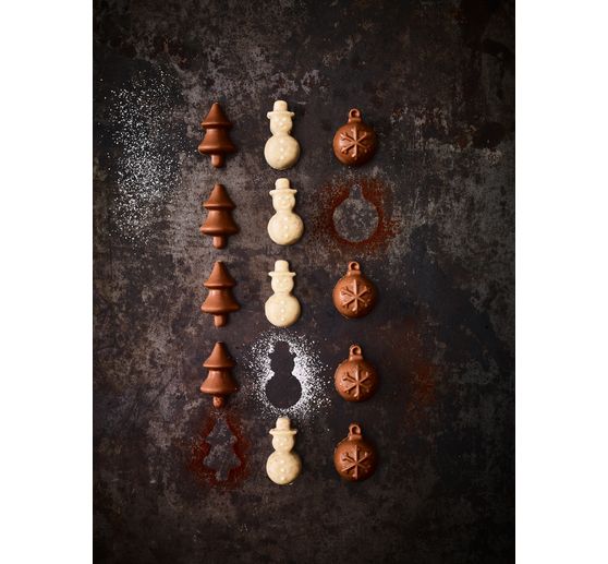 Silicone praline moulds "Christmas"
