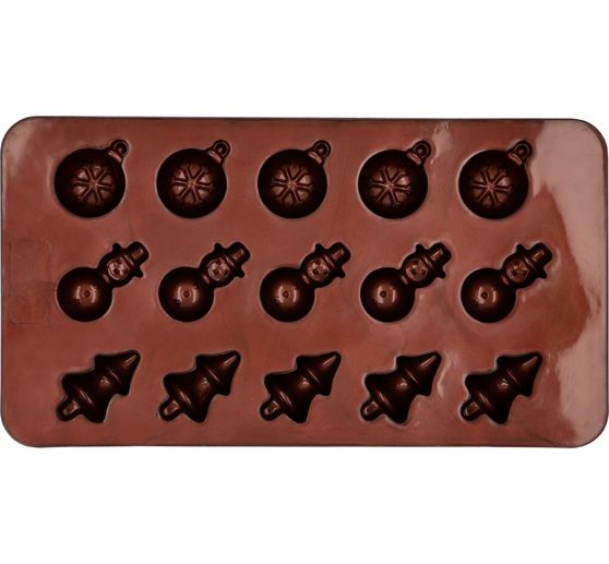 Silicone praline moulds "Christmas"
