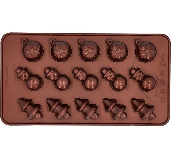 Silikon-Pralinenformen "Weihnachten"