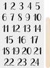Rubbel-Sticker "Advent"
