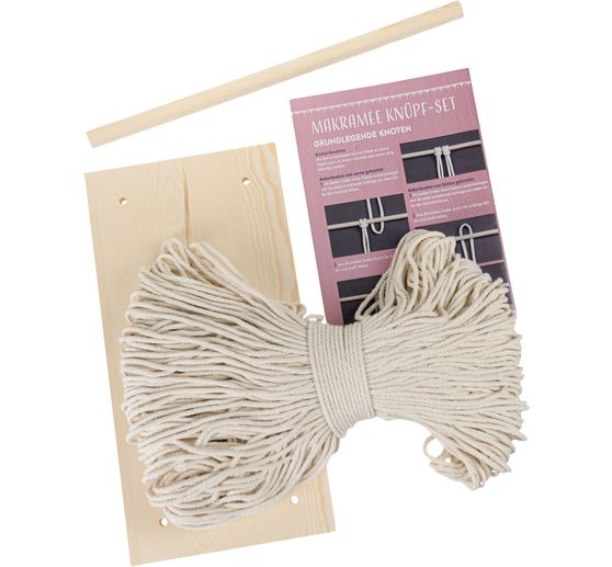 Macramé knotting set "Hanging shelf"