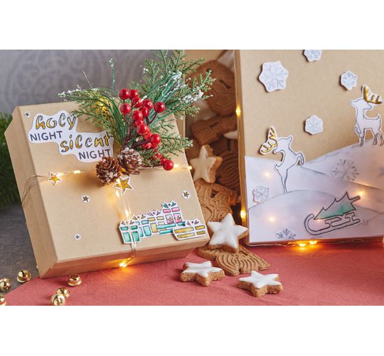 VBS Schablonen-Set "Frohe Weihnachten"