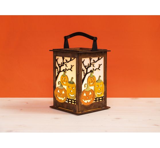 Wooden Lantern "Halloween"