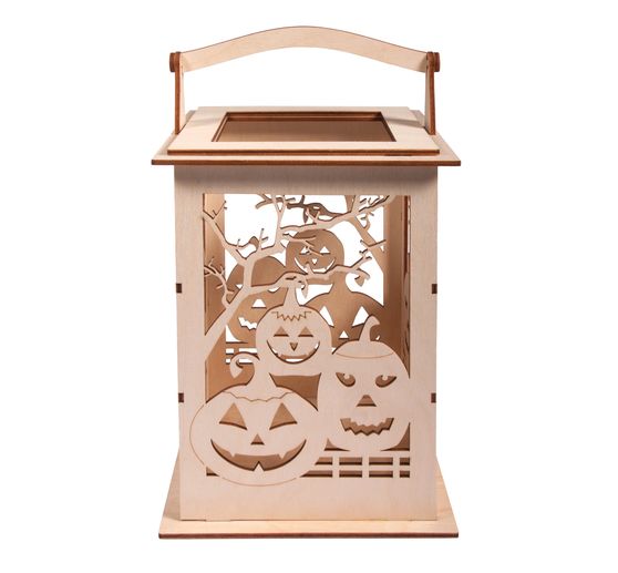 Wooden Lantern "Halloween"