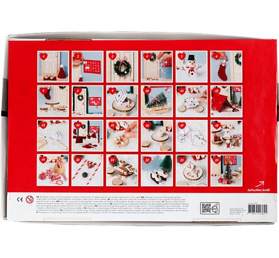 Craft box Secret Santa door "Christmas Scenes"