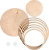 Holzplatten/-ringe Set