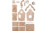 VBS Wooden building kit "Rabbit houses", with LED