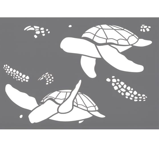 Schablone "Meeresschildkröten"