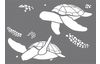 Schablone "Meeresschildkröten"
