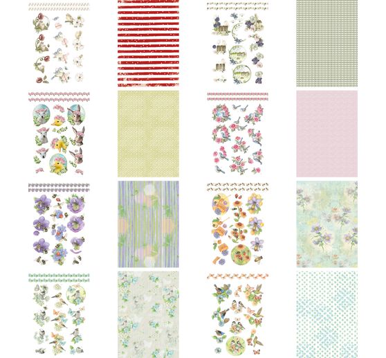 3D-Stanzbogenbuch "Spring Animals"