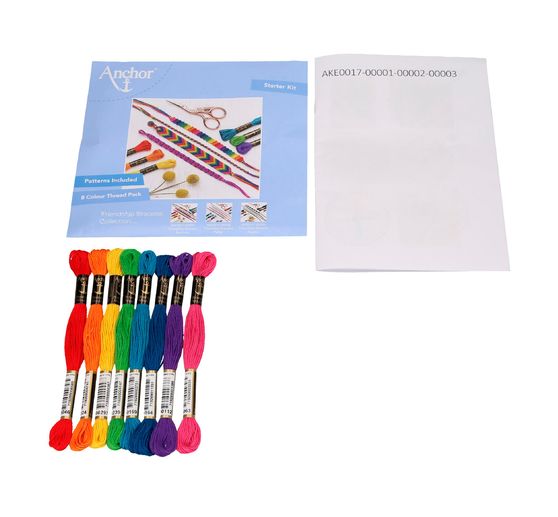 Anchor Starter Kit "Freundschaftsbänder Kit Regenbogen"