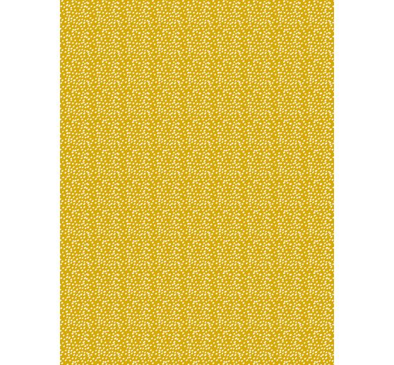 Décopatch-Papier "Flying Dots Safrangelb"