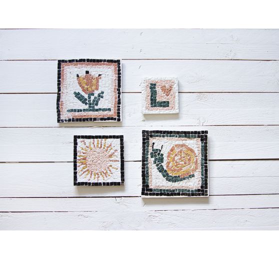 Mosaic wooden frame