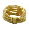 Wolldraht "Glimmer", 5 m Gold mit Goldfaden