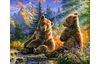 Painting by numbers "Bear couple"