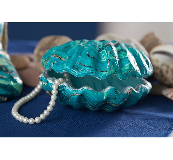 Muschelbox, Pappmaché