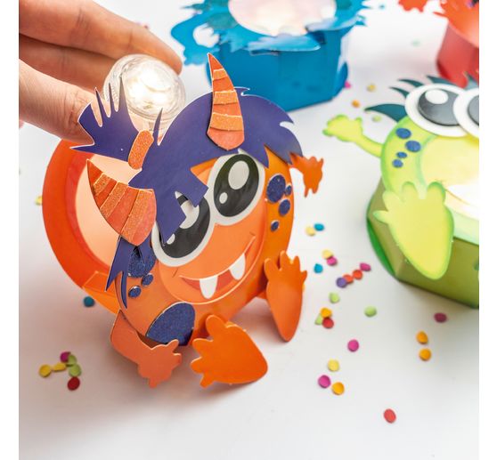 Minilichter-Set "Monster"