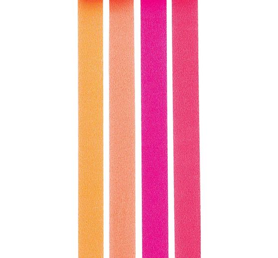 Tape set "Neon", red shades
