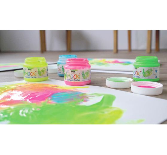 MUCKI Quietsch-Fingerfarbe