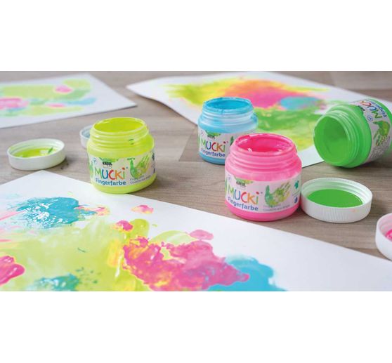 MUCKI Quietsch-Fingerfarbe
