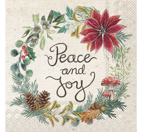 Napkin "Peace and Joy"