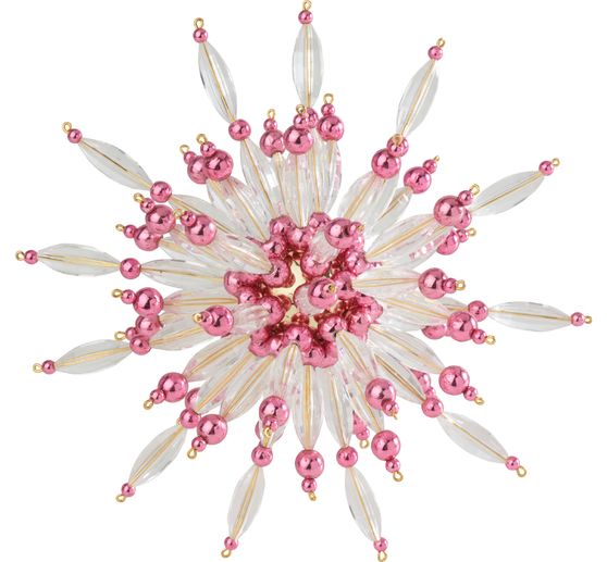 Perlenstern-Komplettset "Crystal Pink"