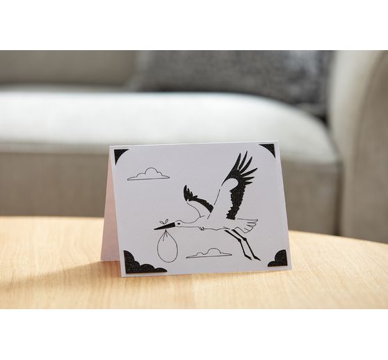 Cricut Joy Doppelkarten mit Einleger & Umschlägen "Insert Cards", 10,7 cm x 13,9
