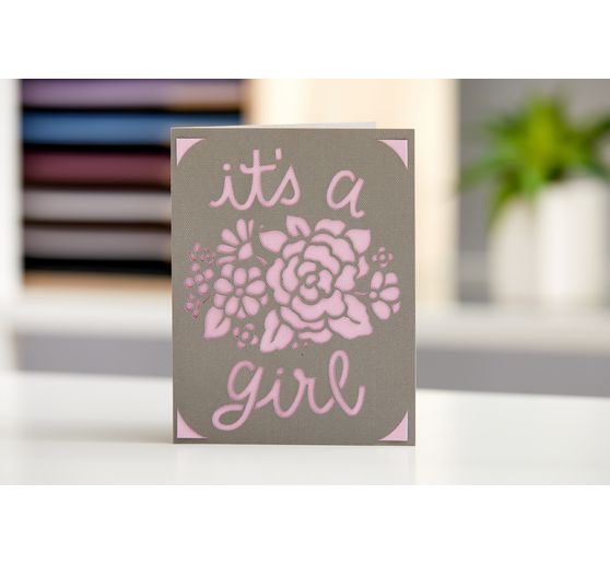 Cricut Joy Doppelkarten mit Einleger & Umschlägen "Insert Cards", 10,7 cm x 13,9